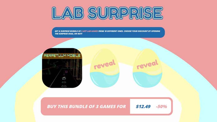 LAB SURPRISE / DES JEUX JUSQU’À 70 % DE REMISE