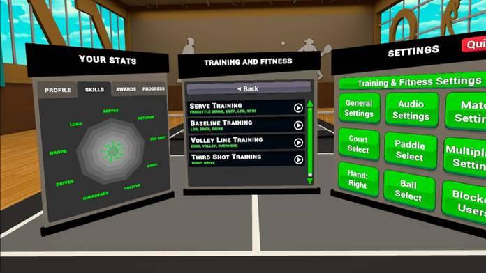 Pickleball one vr